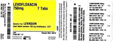 Image Description (Levofloxacin 750)